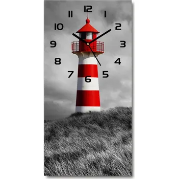 Hodiny Nástěnné hodiny tiché Maják