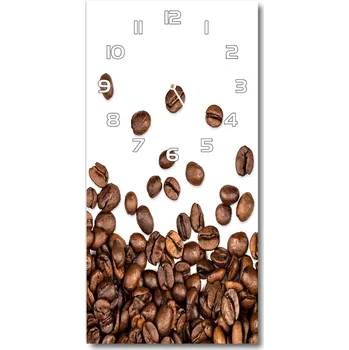 Hodiny Moderní hodiny nástěnné Zrnka kávy