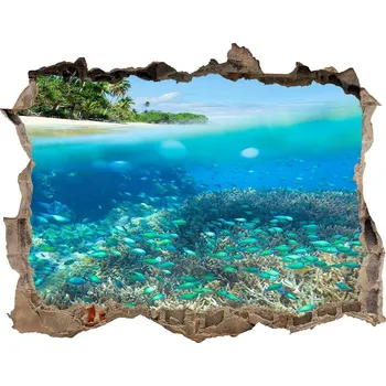 Fototapeta Nálepka fototapeta 3D výhled Korálový útes