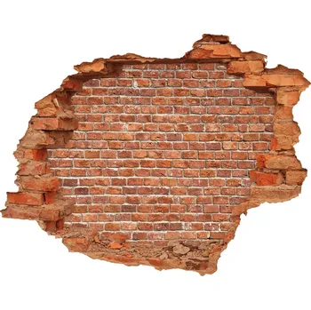 Fototapeta Fotoobraz díra na stěnu Zděná zeď