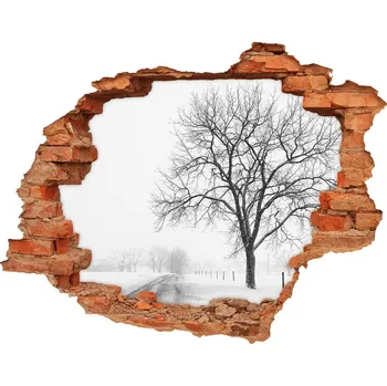 Fototapeta Nálepka fototapeta 3D výhled Strom zima