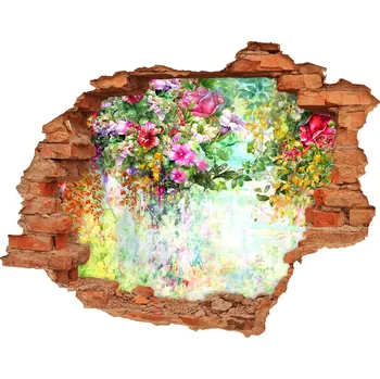 Fototapeta Samolepící nálepka Barevné květiny