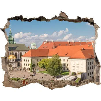 Fototapeta Nálepka 3D díra samolepící Krakov Polsko