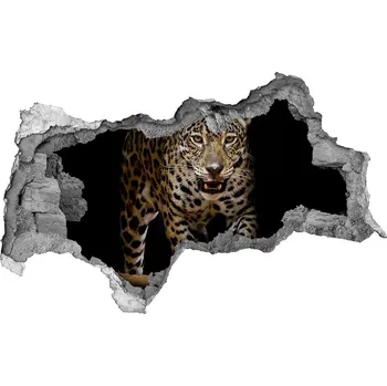 Fototapeta Díra 3D fototapeta nálepka Jaguár