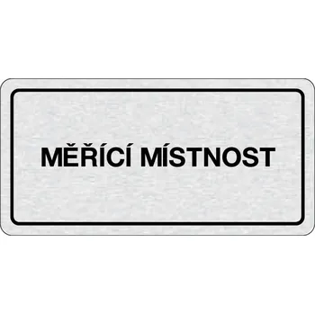 Domovní cedule B2B Partner Nalepovací cedulka na dveře - Měřící místnost