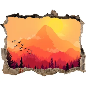 Fototapeta Nálepka fototapeta 3D výhled Horská krajina