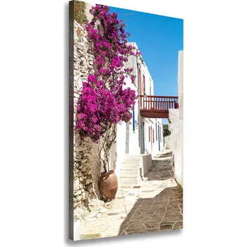 Obraz Vertikální Foto obraz na plátně Řecké ulice