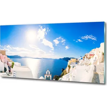 Obraz Foto obraz skleněný horizontální Santorini Řecko