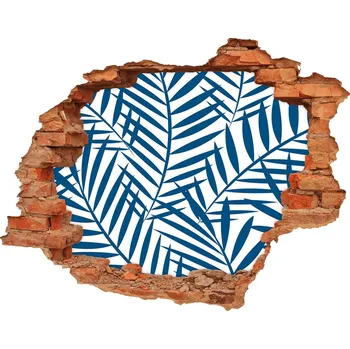 Fototapeta Fototapeta díra na zeď 3D Listí palmy