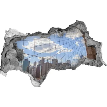 Fototapeta Fototapeta díra na zeď 3D Most New York
