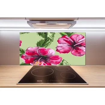 Obklad Panel do kuchyně Havajské květiny