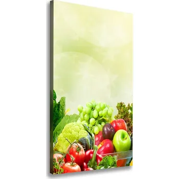 Obraz Vertikální Foto obraz na plátně Zelenina a ovoce