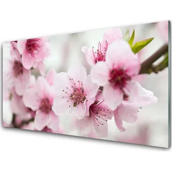 Obraz Obraz na skle Květiny Rostlina Příroda 125x50 cm 4 Přívěsky