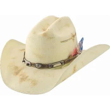 Klobouk Westernový klobouk BANDERA – bangora s ozdobami Velikost: 61 cm (XL)