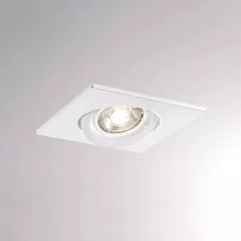 Bodové svítidlo Molto Luce Výklopná čtvercová vestavná bodovka Serie 4236 Barva: Bílá 8-42367hv