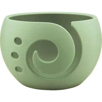 Organizér galanterie Pro Háčkování Miska na klubíčko SPIRÁLA, XL olive powder