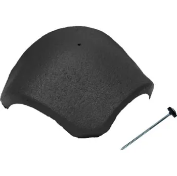 betonová krytina BRAMAC Hřebenáč EU Hřebenáč rozdělovací s vrutem Břidlicově černá