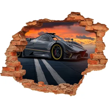 Fototapeta Foto fotografie díra na zeď Závodník