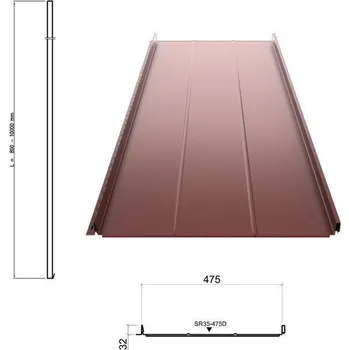 RUUKKI Taškové tabule 30 Classic D s prolisem RR023Graf
