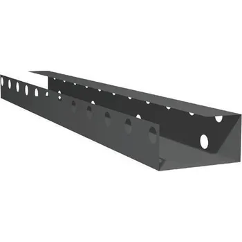 Stavebniny RUUKKI Oplechování Classic 50+ Větrací lišta RA1AH 3000 mm RR023Graf