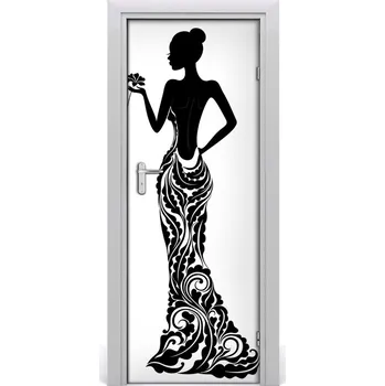 Fototapeta Samolepící fototapeta na dveře Ilustrace móda 85x205 cm