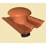 KM BETA KM Střešní prostupy BRILIANT Taška beton.odvětrací -komplet Černá