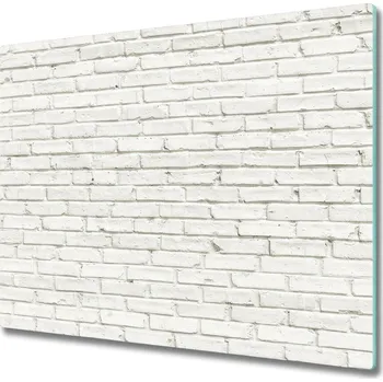 Kuchyňské prkénko Skleněná krájecí deska Cihlová zeď 60x52 cm