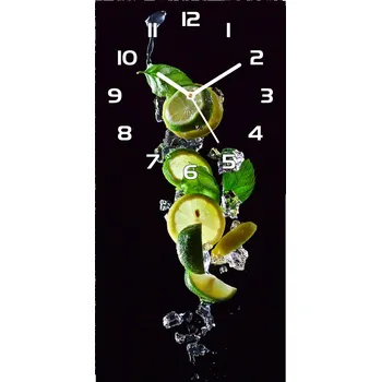 Hodiny Nástěnné hodiny Limetka a citron