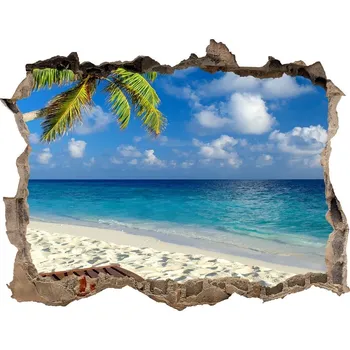 Fototapeta Nálepka fototapeta 3D výhled Tropická pláž