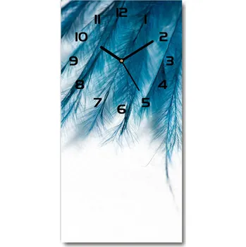 Hodiny Nástěnné hodiny tiché Modré pírko