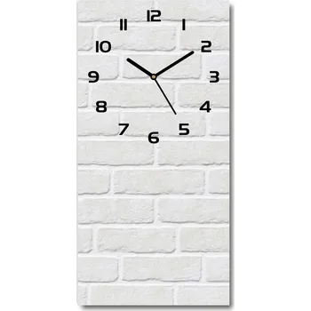 Hodiny Nástěnné skleněné hodiny Zděná zeď