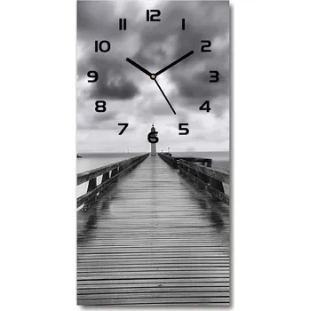 Hodiny Nástěnné hodiny tiché Maják