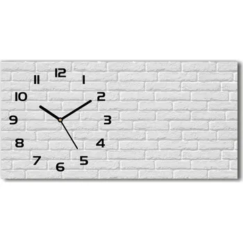 Hodiny Skleněné hodiny na stěnu tiché Zděná zeď