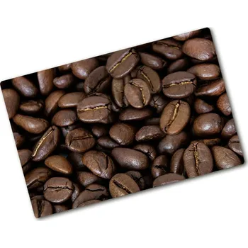 Kuchyňské prkénko Kuchyňská deska velká skleněná Zrnka kávy