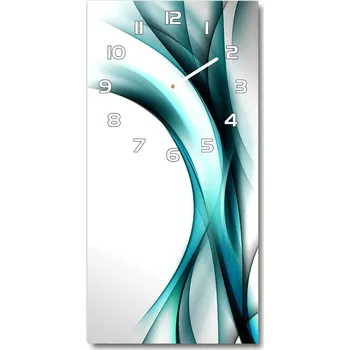 Hodiny Nástěnné hodiny tiché Abstrakce vlny