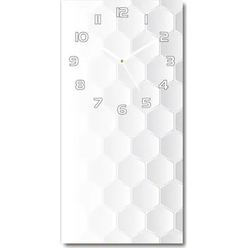 Hodiny Nástěnné hodiny tiché Geometrické pozadí