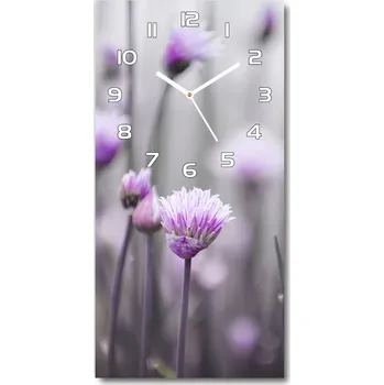 Hodiny Nástěnné hodiny Květ pažitky