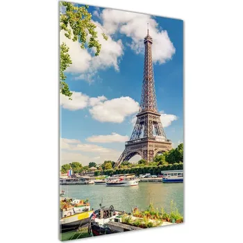 Obraz Vertikální Fotoobraz na skle Eiffelová věž Paříž