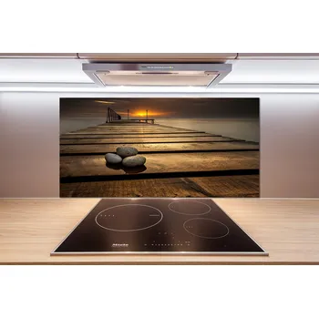 Obklad Panel do kuchyně Dřevěné molo