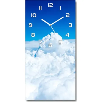Hodiny Nástěnné hodiny tiché Let nad mraky