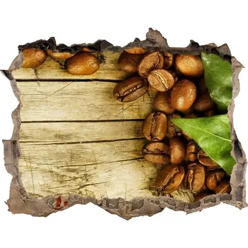 Fototapeta Nálepka 3D díra Káva a vavřín