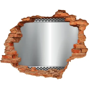 Fototapeta Fototapeta díra na zeď Kovové pozadí