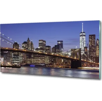 Obraz Foto obraz sklo tvrzené Manhattan noc