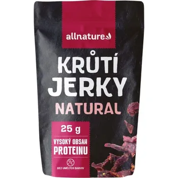 Sušené maso Allnature Turkey Natural Jerky 25g