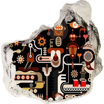 Fototapeta Díra 3D fototapeta nálepka Produkce káva