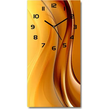 Hodiny Nástěnné hodiny tiché Abstrakce vlna