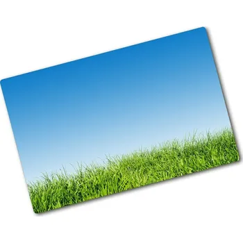 Kuchyňské prkénko Deska na krájení skleněná Tráva
