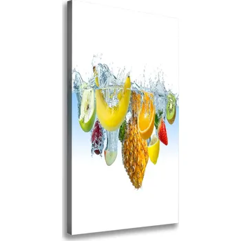 Obraz Vertikální Foto obraz na plátně Ovoce pod vodou