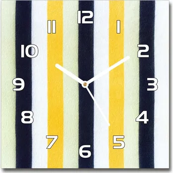 Hodiny Skleněné hodiny čtverec Pozadí v pásky