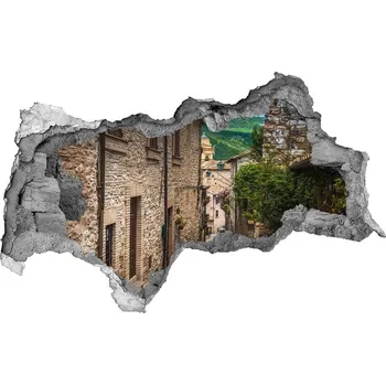 Fototapeta Fototapeta díra na zeď 3D Romantická ulička